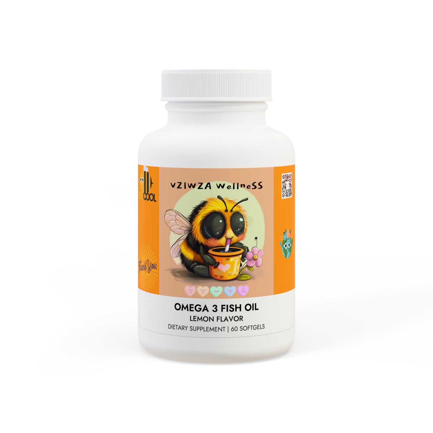 Omega 3 Fish Oil Supplement (60 Softgels)