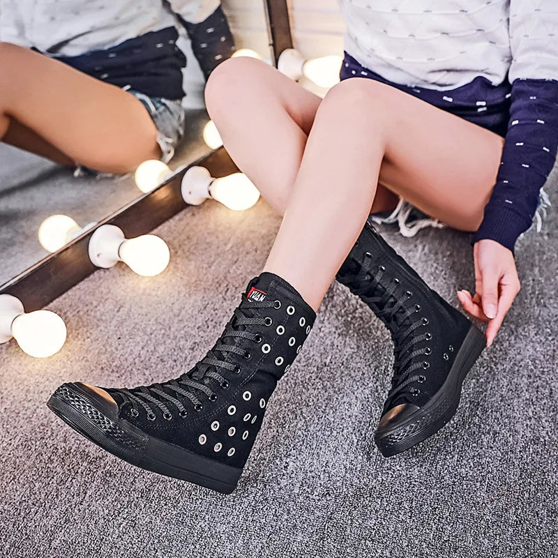 Black Air Ankle Boots