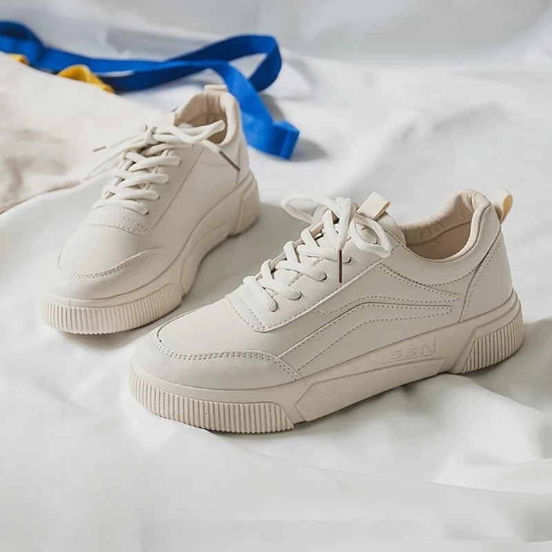 White Swarn Sneakers