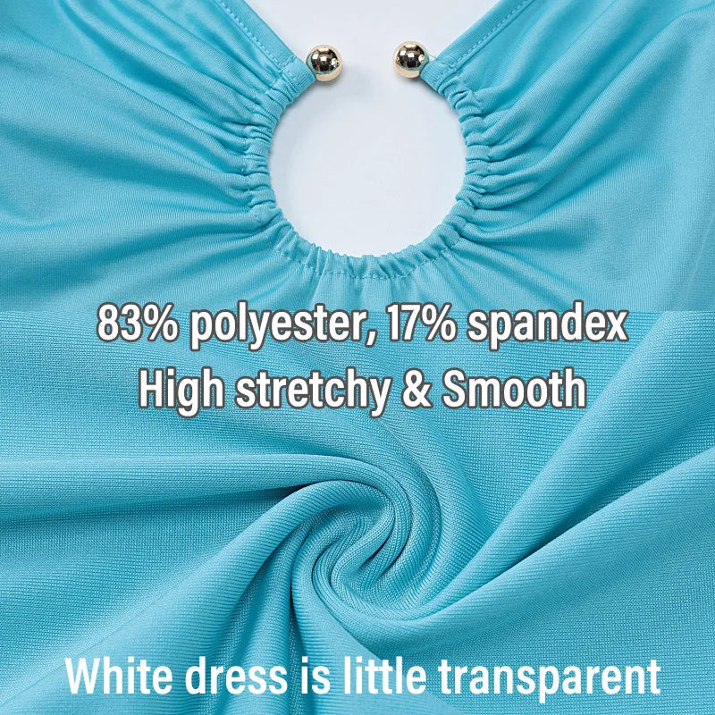 Women's Snow White Backless Maxi Dress | Elegant Long White Dress