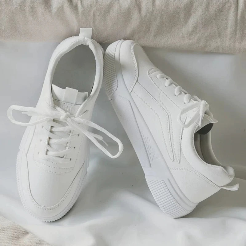 White Swarn Sneakers