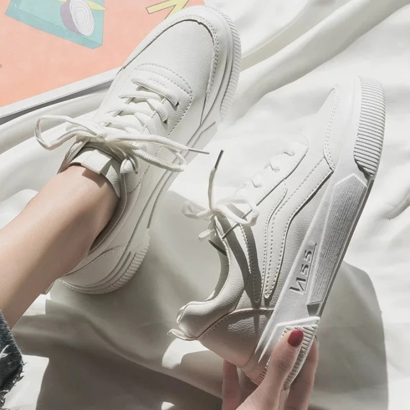 White Swarn Sneakers