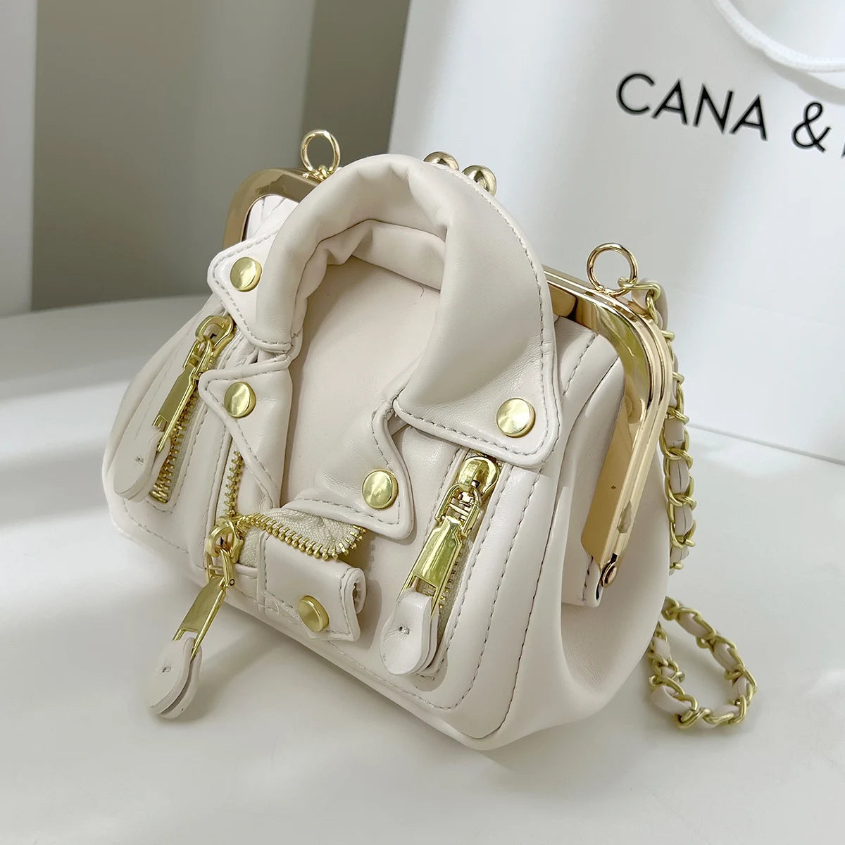 Biker Barbie Crossbody Bag