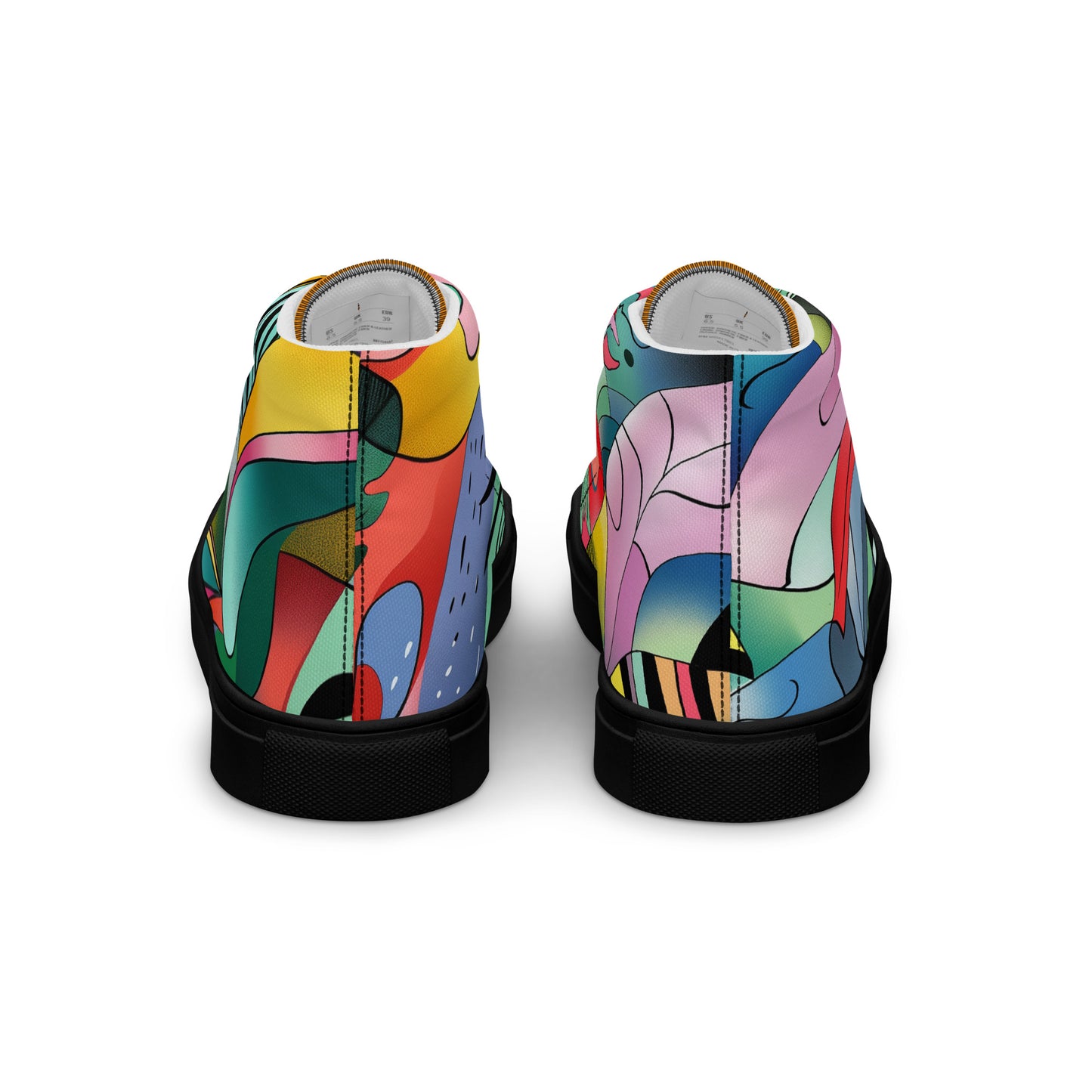 a couple of shoes that are on a bench 